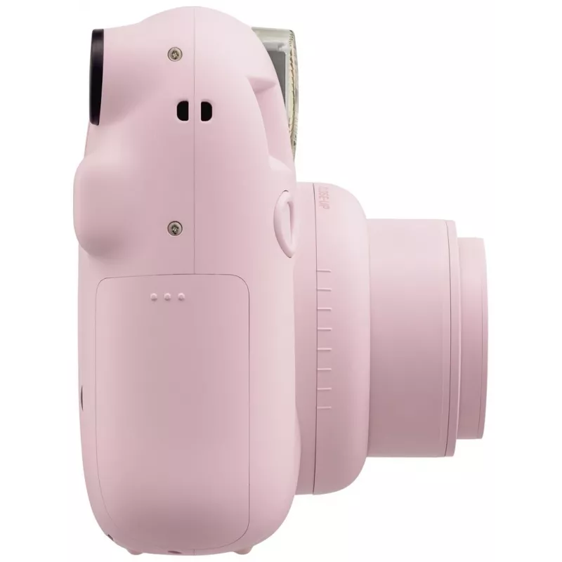Momentfoto kamera Fujifilm Instax Mini 12 Rozā — attēls 86×54 mm, filma 62×46 mm, fokusa attālums 60 mm