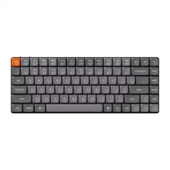 Klaviatūra Keychron K3 Pro universāla USB + Bluetooth QWERTY melna pelēka sarkana