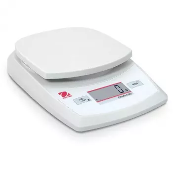 Elektroniskie virtuves svari OHAUS Compass CR CR2200 — 2,2 kg ietilpība, 1 g precizitāte, ABS, LCD