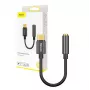 Kabeļu adapteris Baseus CATL54-01 Type-C uz 3.5 mm, melns