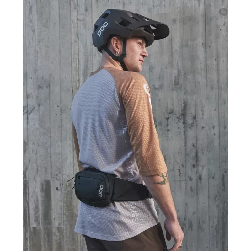 Jostas soma POC Lamina Hip Pack, 2 L, melna (Uranium Melns), unisex