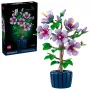 LEGO botāniskais komplekts Hibiscus Flower 10372 – 660 detaļas, vitrīnas modelis, 250×360×130 mm