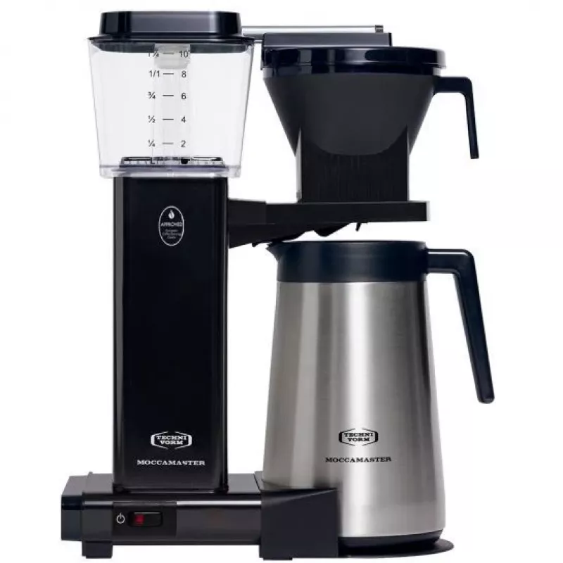 Moccamaster KBGT 741 filtra kafijas automāts ar termosu, melns