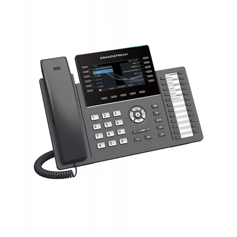 Grandstream Networks GRP2636 IP telefons Melns 12 līnijas LCD Wi-Fi