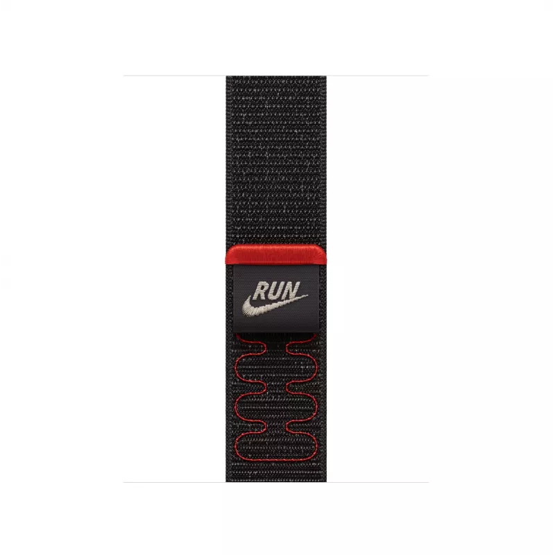Apple Nike Sport Loop siksniņa melna, neilons, pārstrādāts poliesters, spandekss