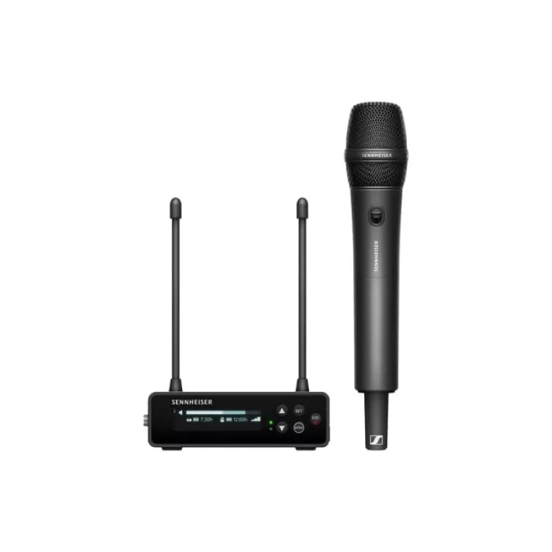 Sennheiser EW-DP 835 SET (R4-9) - kameras komplekts ar miniatūru raidītāju ar rokas mikrofonu ar MMD 835 kapsulu, 552-608 MHz
