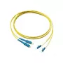 GoodConnections ielāpu vads LWL Duplex OS2 (Singlemode, 9/125) LC/SC, LSZH, maināma polaritāte, 2m,