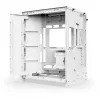 PC korpuss NZXT H9 Flow Midi Tower balts — ATX/EATX/Micro ATX/Mini-ITX, 3x140 mm priekšā, 1x120 mm aizmugurē, 2x3,5 collu un 6x2,5 collu nodalījumi, rūdīts stikls