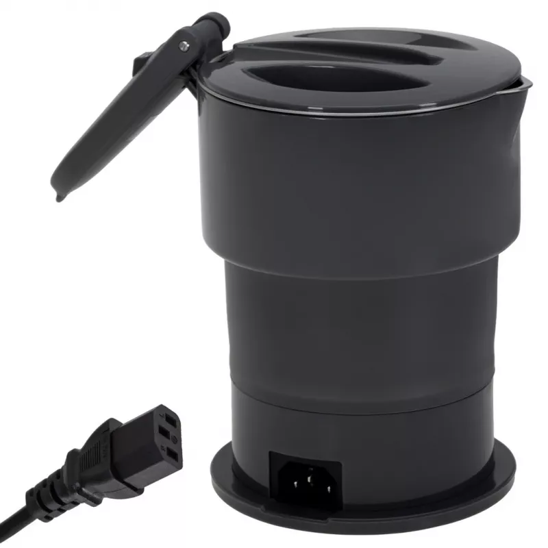 Electric kettle Adler AD 1377G, 0.6 L capacity, 600 W, pelēka, plastic/silicone/stainless steel