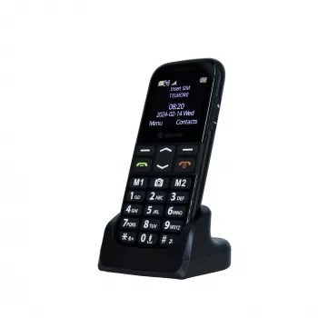 Mobilais tālrunis DENVER BAS-18500MEB 1,77 collas Dual SIM, 2G, 128x160, 800 mAh, Melns