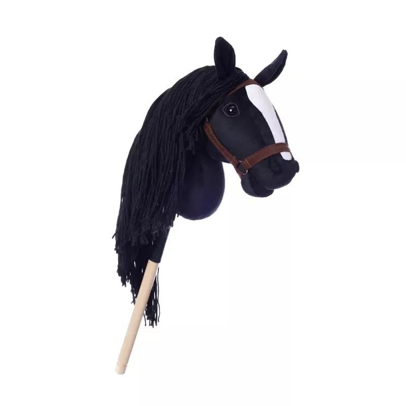 Nūja ar zirga galvu HOPPIHORSE Hobby Horse A3 melna
