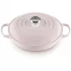 Le Creuset Signature 26 cm Gourmet Professional katls rozā krāsā