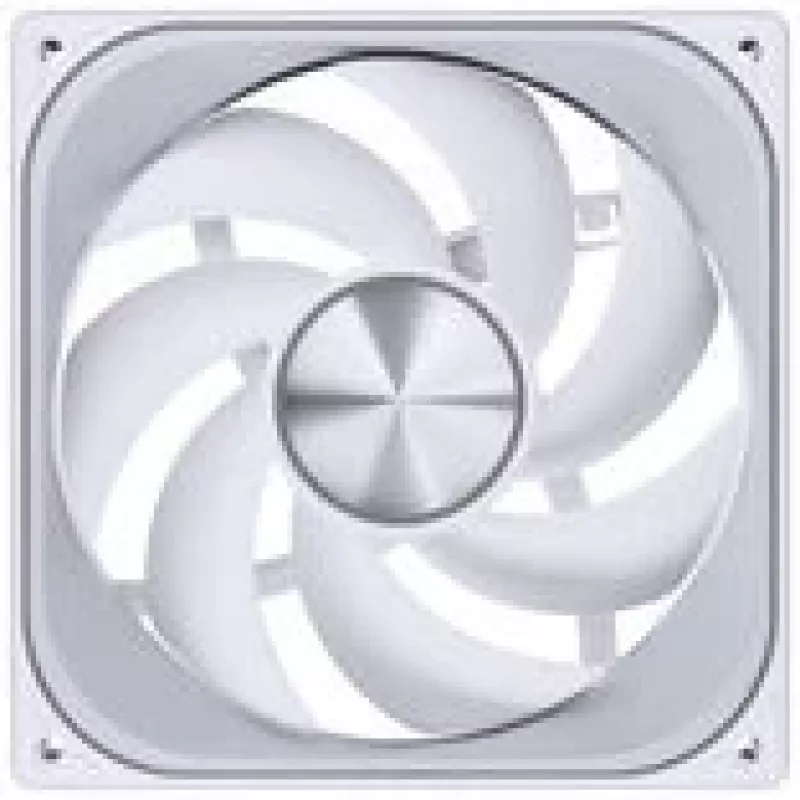 140mm Jonsbo ZA-140W PWM ARGB korpusa ventilators, balts, Infinity Mirror