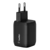 USB-C dubultlādētājs Belkin ENA007KQBK 65 W — Divu USB-C PD uzlāde klēpjdatoriem un mobilajām ierīcēm