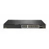 Hewlett Packard Enterprise HPE Aruba 6300M - Slēdzis - L3 - pārvaldīts - 24 x 1/2,5/5/10GBase-T + 4 x 1 Gigabits / 10 Gigabits / 25 Gigabits / 50 Gigabits SFP56 (Augšupielāde / Sakraušana) - Priekšpuse