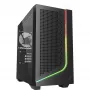 PC korpuss Sharkoon J1000 ARGB mATX — vidus torņa mikro-ATX šasija ar ARGB apgaismojumu