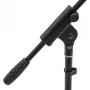 Mikrofona statīvs Omnitronic AP-1 melns regulējams augstums, salokāma pamatne, 60005852