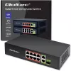 Ethernet Switch QOLTEC 52297 PoE RJ45 with PoE Uplink and SFP port