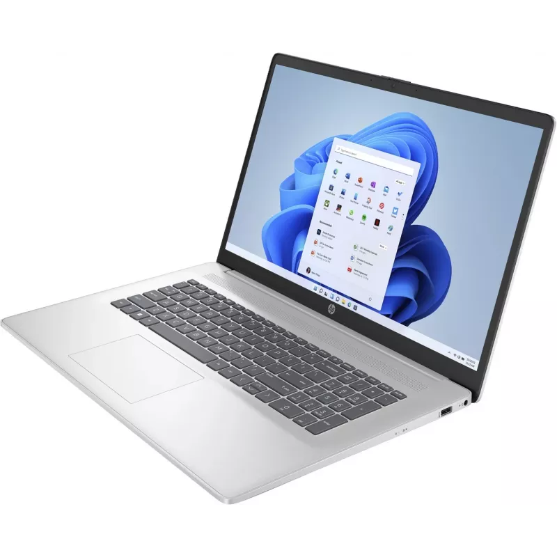 HP 17-cn3135nw Intel® Core™ i5 i5-1334U klēpjdators 43,9 cm (17.3) Full HD 16 GB DDR4-SDRAM 512 GB SSD Wi‑Fi 6 (802.11ax) Windows 11 Home sudraba