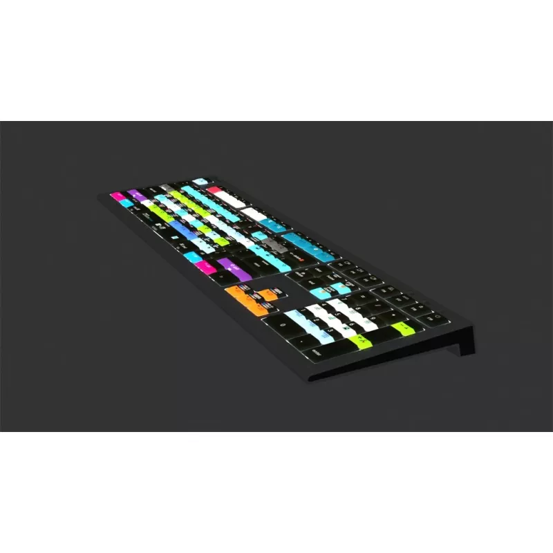 Logickeyboard Avid Media Composer Astra 2 tastatūra universāla USB QWERTY vācu pelēka
