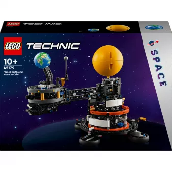 LEGO Technic Planēta Zeme un Mēness Orbītā Kosmosa Spēles Bērniem No 10 Gadiem Saules Sistēmas Būvējamā Rotaļlieta Ar Planētām
