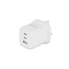 Dicota Barošanas bloks - kompakts, GaN - 65 W - 5 A - PD 3.0 - 3 izejas porti (2 x USB-C, USB)