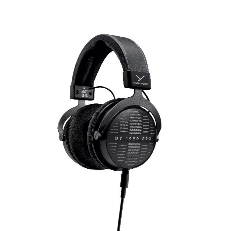Studijas austiņas Beyerdynamic DT 1990 Pro MKII — vadu, 30 Ω, 5–40000 Hz, 376 g, melnas