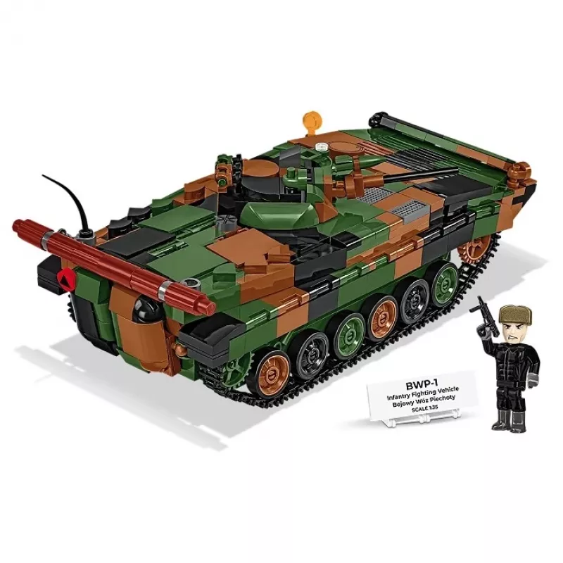 Bloku komplekts Cobi Armed Forces BWP-1 2630 — Polijas/Ukrainas amfībijas kājnieku kaujas mašīnas modelis