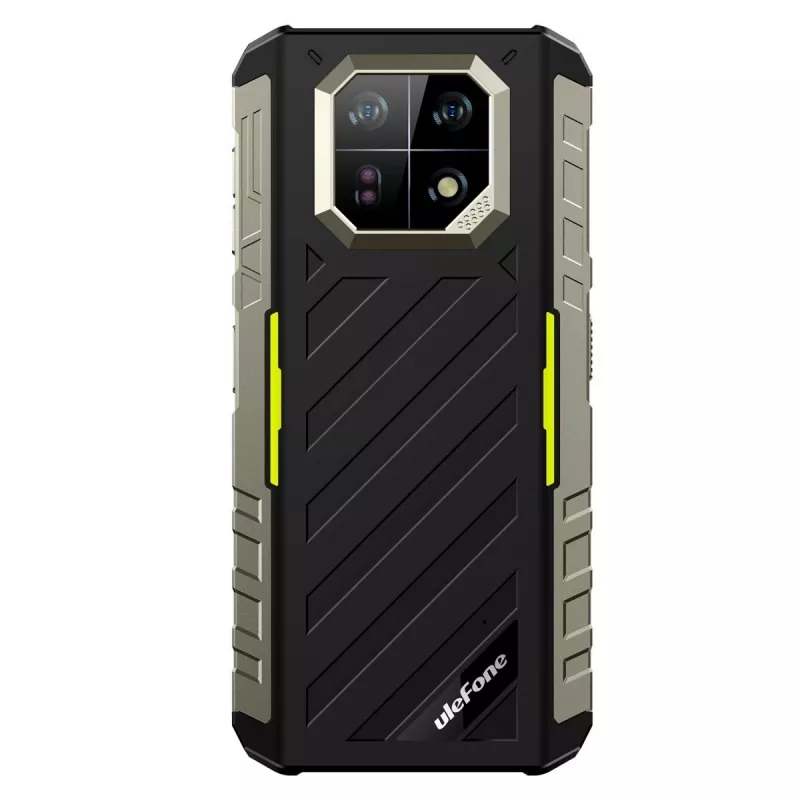 Izturīgs viedtālrunis UleFone Armor 22 4G, 9GB RAM, 128GB krātuve, IP69K, zaļš