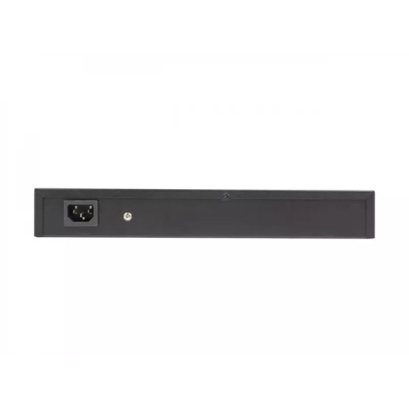 Nepārvaldāms slēdzis LANBERG RSFE-16P-2C-250 — 18 portu Gigabit, 16x PoE+ (30W), 2x SFP, 250W, 1U, metāls, stiprināšana statīvā