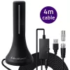Televīzijas antena QOLTEC TV DVB-T/T2 Qoltec (iekštelpu/āra) modelis 57065