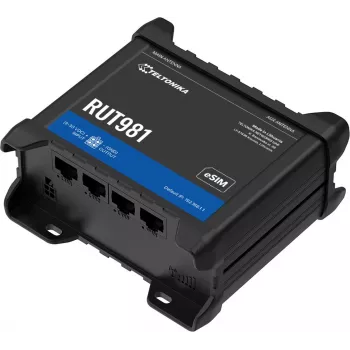 TELTONIKA RUT981 CAT4 LTE Dual SIM eSIM 4x Ethernet Wi‑Fi maršrutētājs