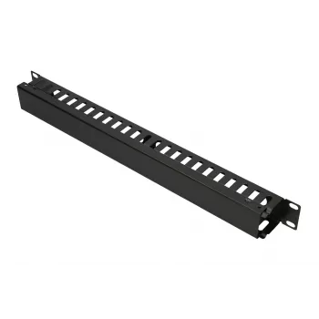 Kabeļu pārvaldības panelis Extralink kabelis MANAGER WITH METAL COVER Melns Metal 48.3 cm