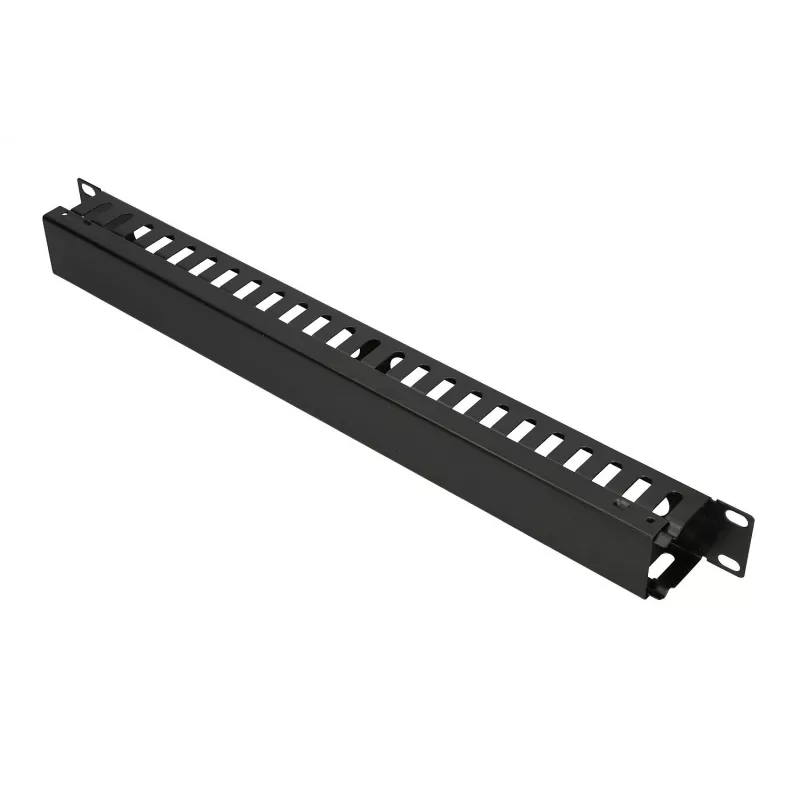 Kabeļu pārvaldības panelis Extralink kabelis MANAGER WITH METAL COVER Melns Metal 48.3 cm