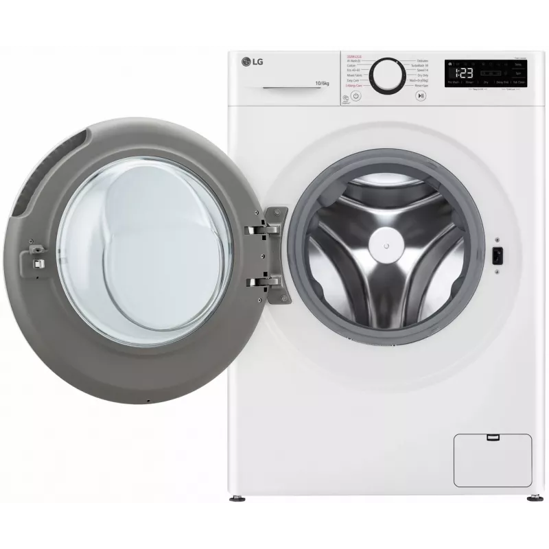 LG F4DR510S0W veļas mazgājamā mašīna ar žāvētāju 10 kg 1400 apgr./min Balta