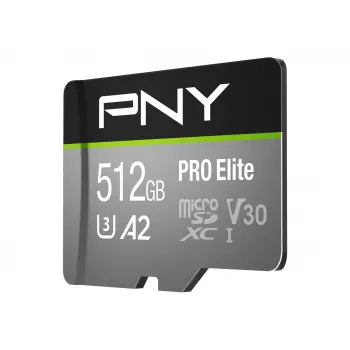 Zibatmiņa PNY 512GB microSDXC Class 10 P-SDUX512U3100PRO-GE