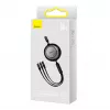 Baseus Bright Mirror 3-in-1 USB kabelis — micro USB, USB-C, Lightning, 66W, 1,1 m