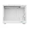 Datora korpuss DeepCool CH160 PLUS WH Small Form Factor balts, microATX, rūdīts stikls, USB-C