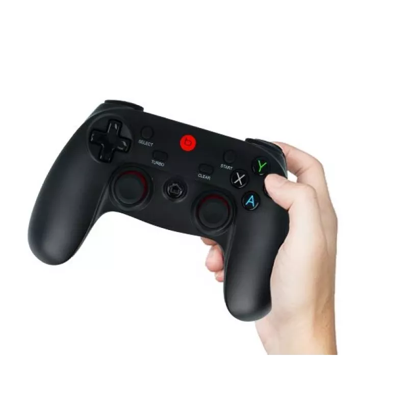 Bezvadu spēļu pults TechBite Flix — Bluetooth, ergonomisks dizains, uzlādējama