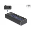DeLOCK 64326 interfeisa centrmezgls USB 3.2 Gen 2 (3.1 Gen 2) Type-C 10000 Mbit/s Melns