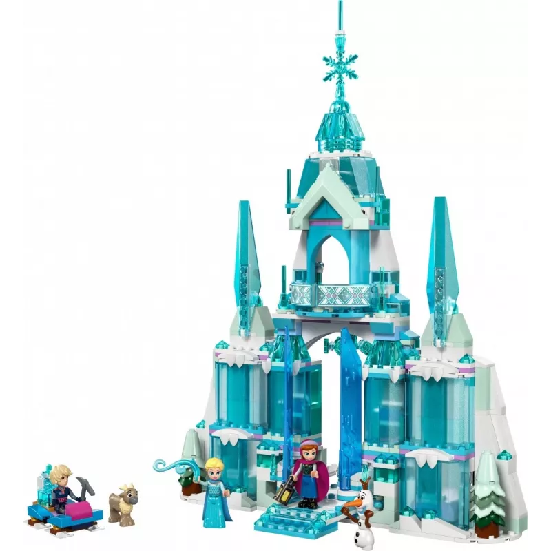 Konstrukcijas rotaļlieta LEGO Disney Princess Elsas Ziemas pils 43244 — būvējams komplekts radošai rotaļai