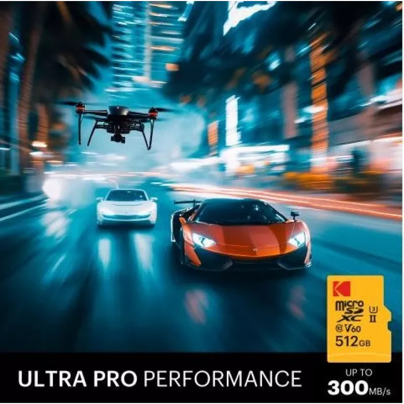 Zibatmiņa Kodak 256GB UHS-II U3 A1 V60 Ultra Pro EKMSDM256GUHS2V1K