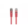 Patchcord Tīkla kabelis LANBERG PCF6-20CC-0100-R RJ45 Cat.6 1M sarkans