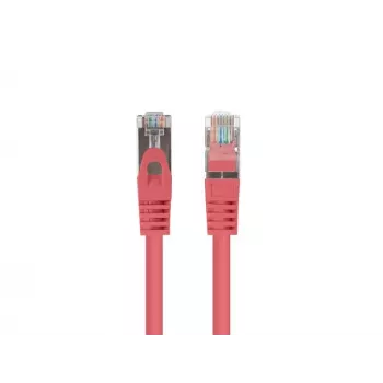 Patchcord Tīkla kabelis LANBERG PCF6-20CC-0100-R RJ45 Cat.6 1M sarkans