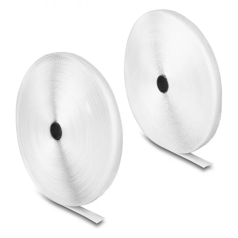 DeLOCK Lieljaudas āķa-cilpas lente 25 m x 20 mm balta