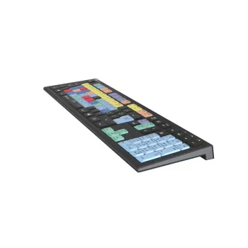 Klaviatūra Logickeyboard LKB-CBASE-A2PC-FR Universāla USB AZERTY franču valoda Melna
