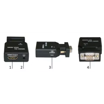Microconnect MC-CONMVGAHM video signālu pārveidotājs