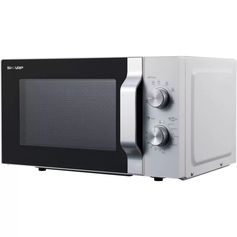 Sharp R204WA mikroviļņu krāsns Sudraba, Balta Solo mikroviļņu krāsns Uz darba virsmas 20 L 800 W
