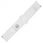 Fixed | Sporty Strap Set ar Quick Release 22mm viedpulkstenim | 160-235 mm | Balts | Silikons