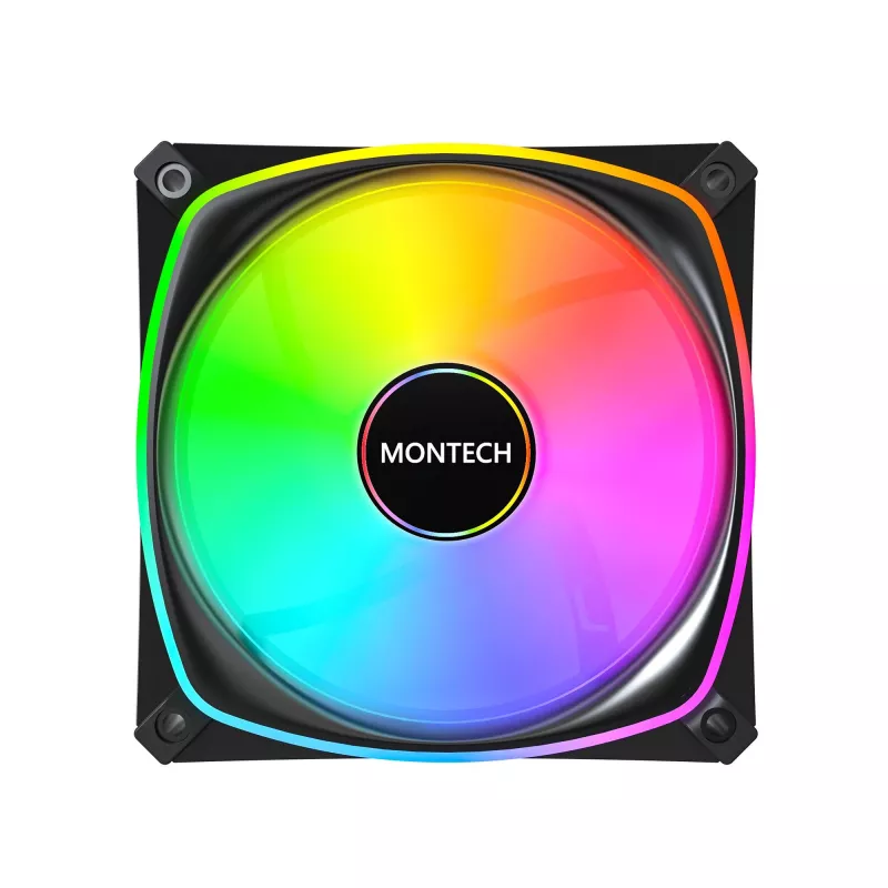 MONTECH RX120 PRO Melns 120mm ARGB korpusa ventilators